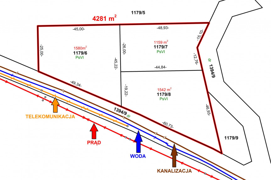 lubaczowski, Narol, Płazów, Działka budowlana 4281m2, Płazów - Roztocze